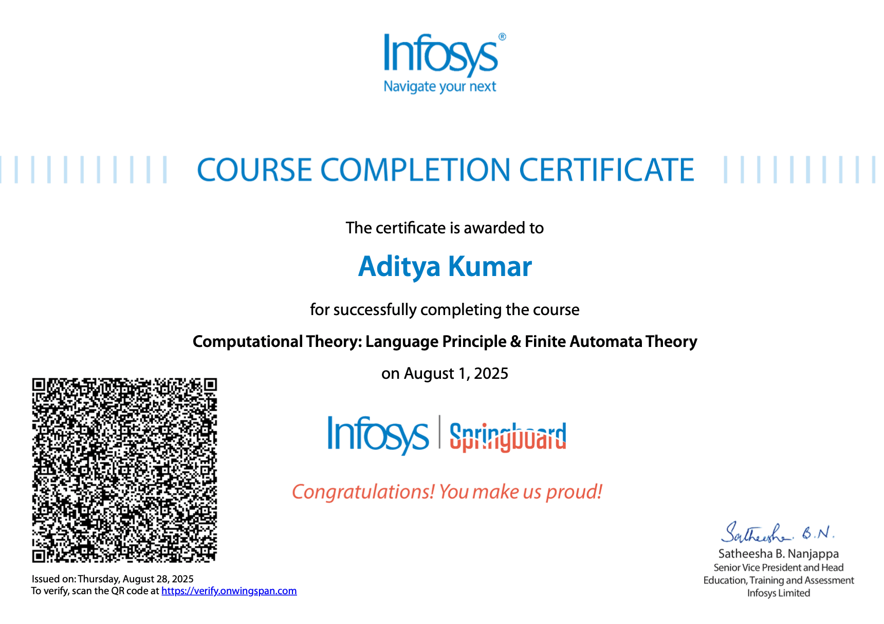 Computational Theory: Language Principle & Finite Automata Theory